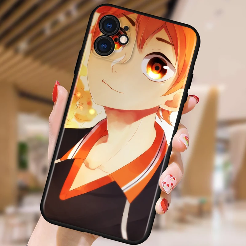 

Haikyuu Love Volleyball For Apple iPhone 12 11 XS Pro Max Mini XR X 8 7 6 6S Plus 5 SE Black Phone Case