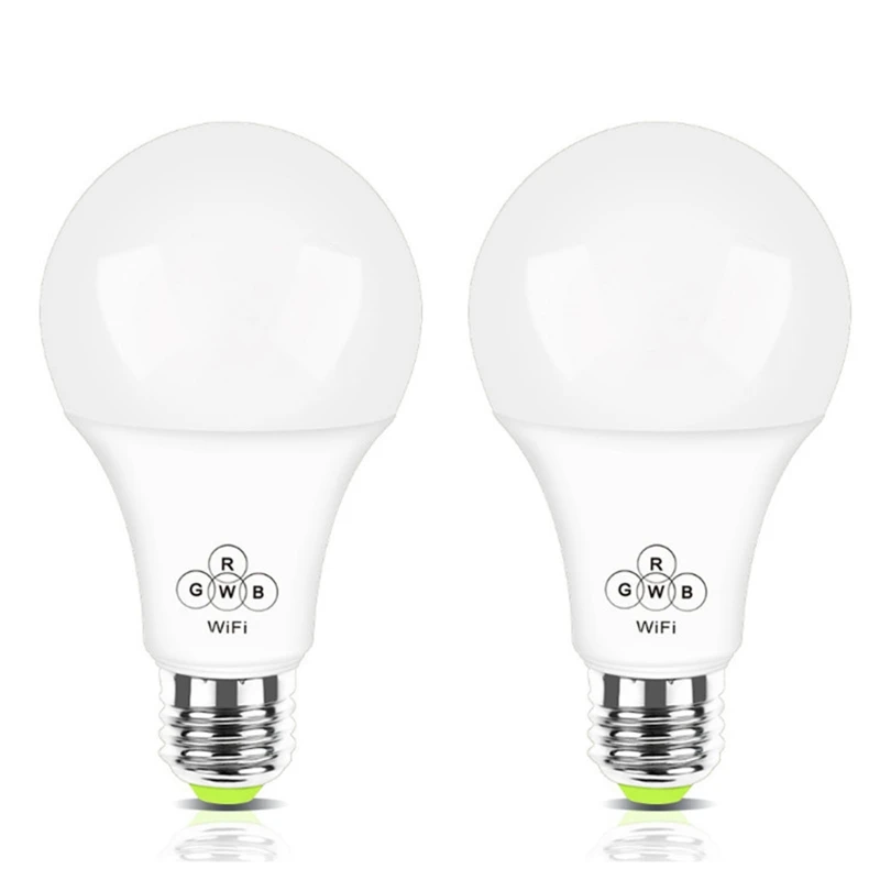 

Smart WiFi Bulb 9W RGBCW Smart Home Energy-Saving LED Bulb Remote Control F3MB
