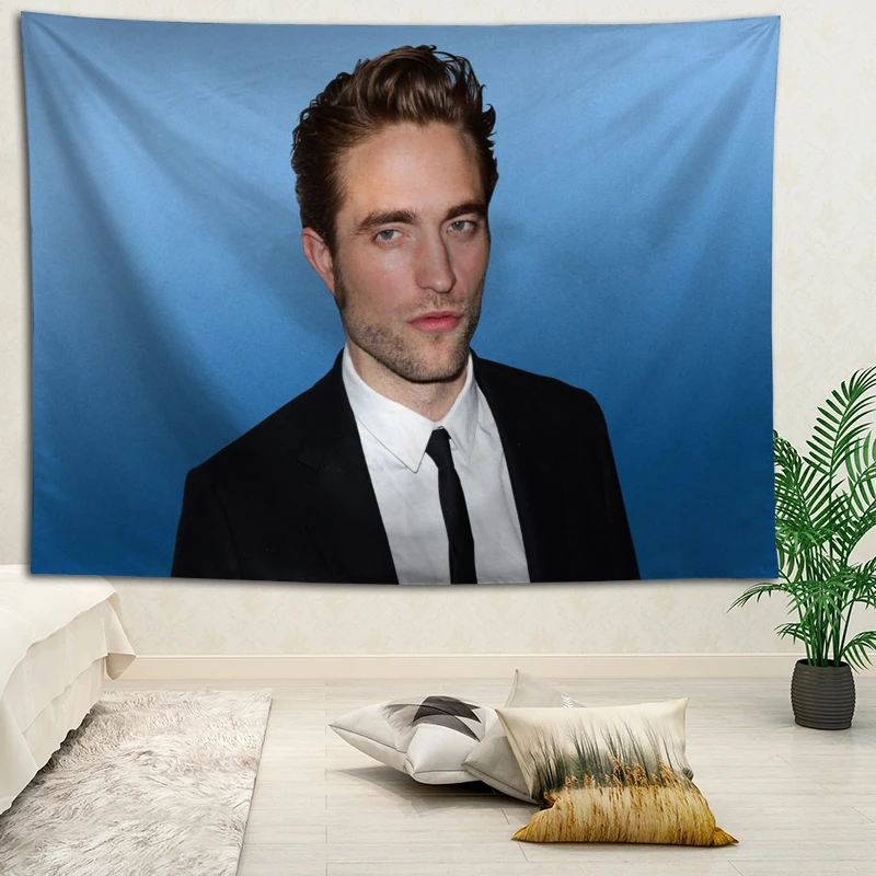 

Hot Sale Custom Robert Pattison Large Wall Tapestry Wall Hanging Bohemian Wall Tapestries Mandala Wall Art Decor