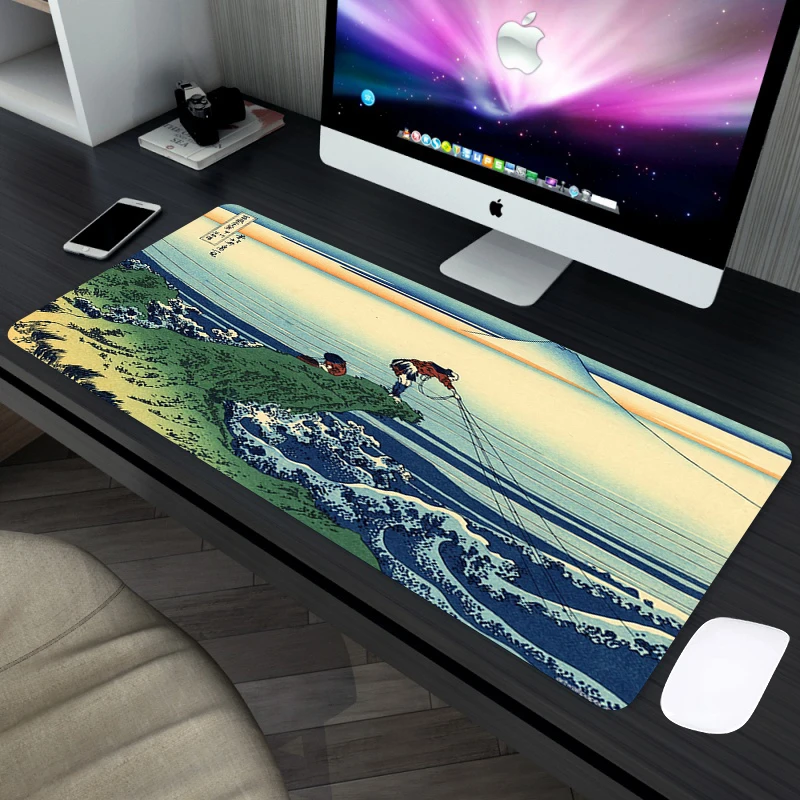 

fuji Mousepad Gaming Mouse Pad Large Mousepad Gamer Computer Mouse Mat 800x300 Big Desk Pad Mat Keyboard Carpet Pink Mousepad