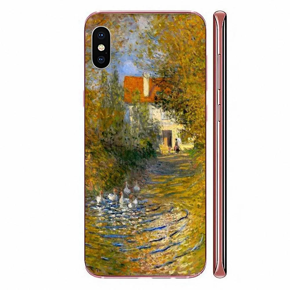 Классическое искусство на Клоде Моне Зимний снег для Samsung Galaxy J1 J3 J4 J5 J6 J7 A10 A20 A20E A3