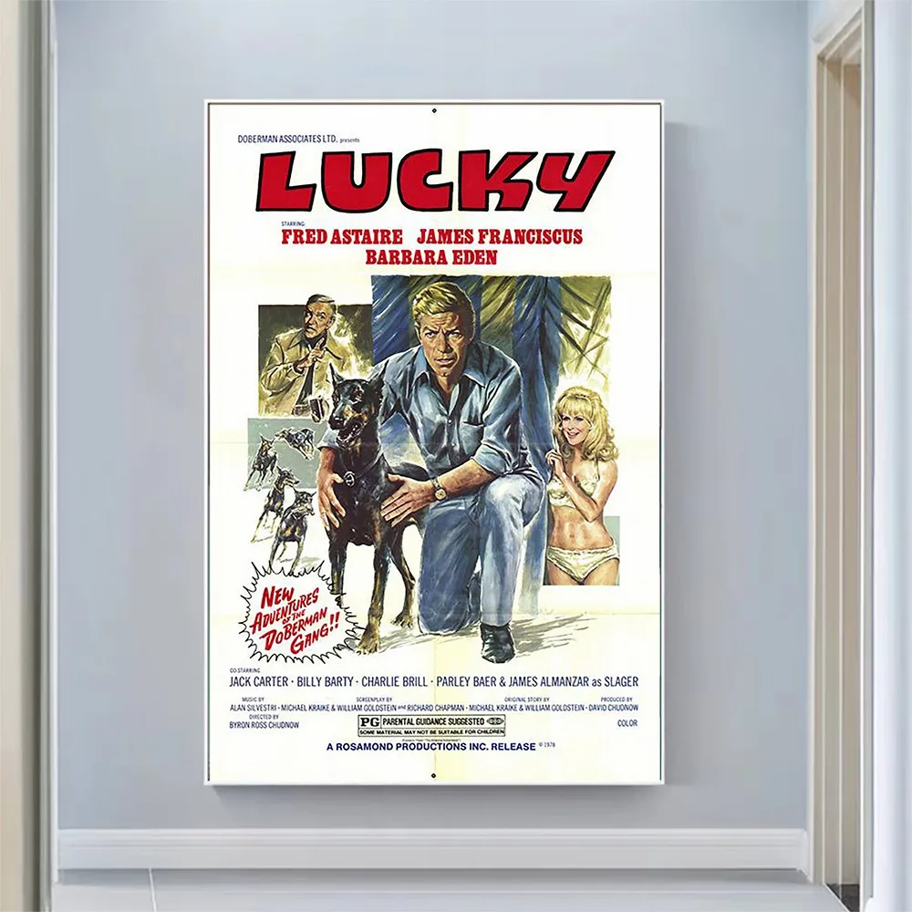 

V2048 The Amazing Dobermans Vintage Classic Movie Wall Silk Cloth HD Poster Art Home Decoration Gift