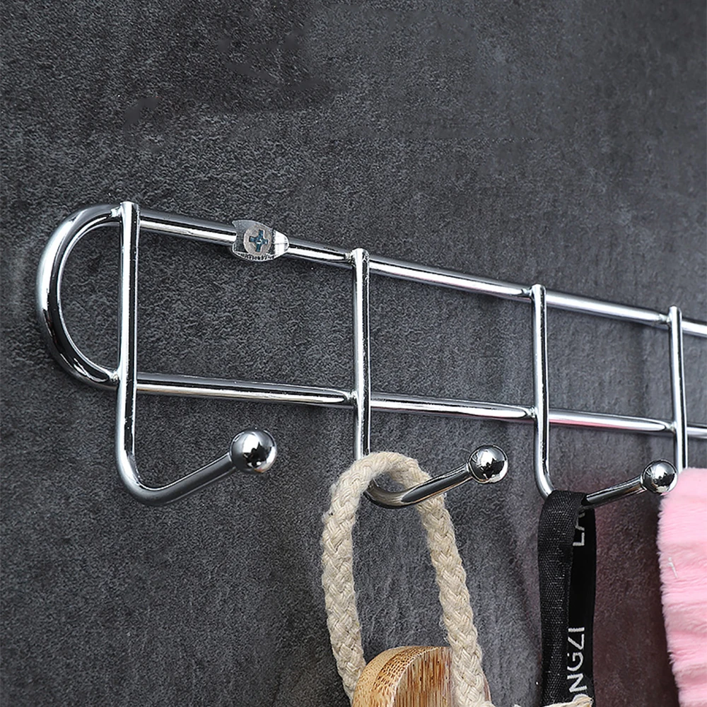 Крюк из нержавеющей стали настенная вешалка для ванной комнаты кухонная дверь
