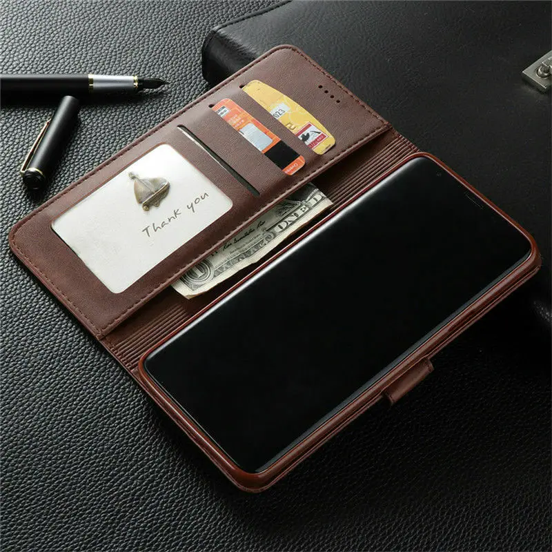 

Luxury Leather Flip Case For Samsung S20U S20 Plus S9 S10 S8 Cover For Galaxy A51 A71 A11 A31 A20e A50 A70 A7 A8 J4 Wallet Case