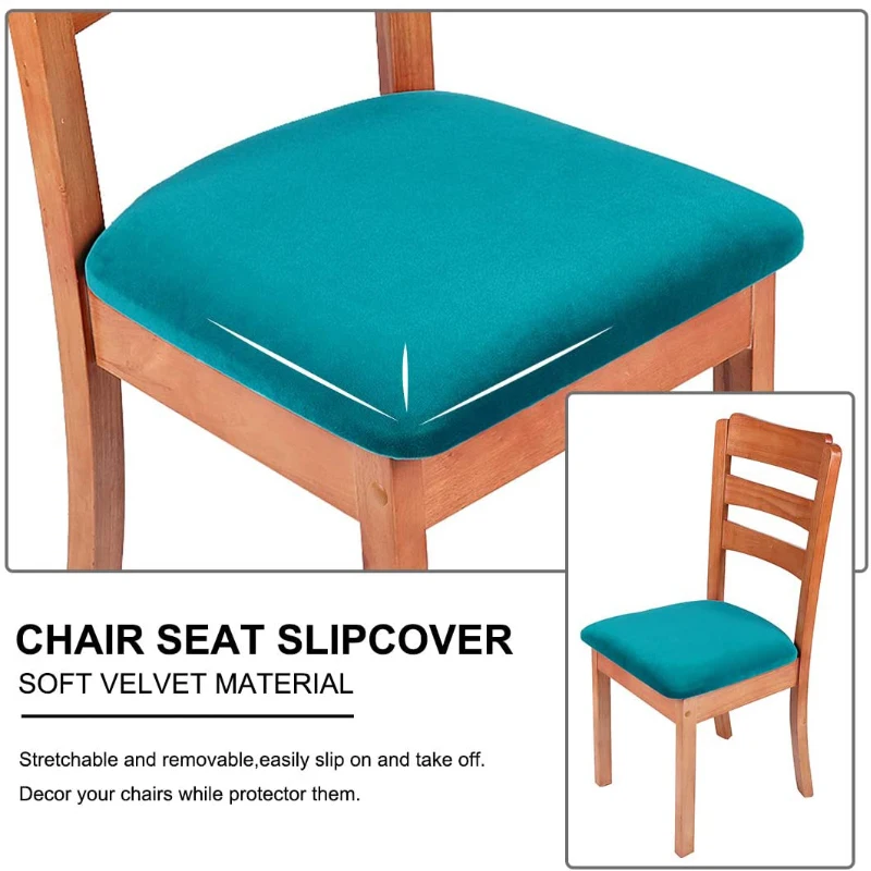 1 шт. растягивающийся бархатный тканевый чехол на стулья с веревочками чехлы для