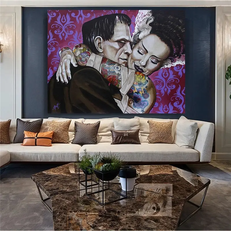 Плакат на холсте с изображением знаменитой женщины картина без рамки плакат и