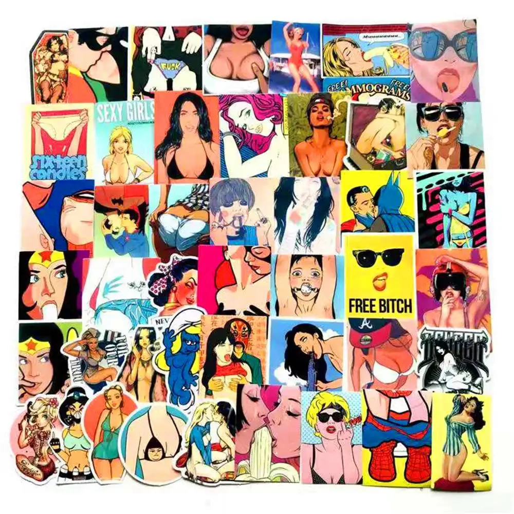 50 шт. Mixe забавные наклейки для стайлинга автомобиля велосипед мотоцикл телефон