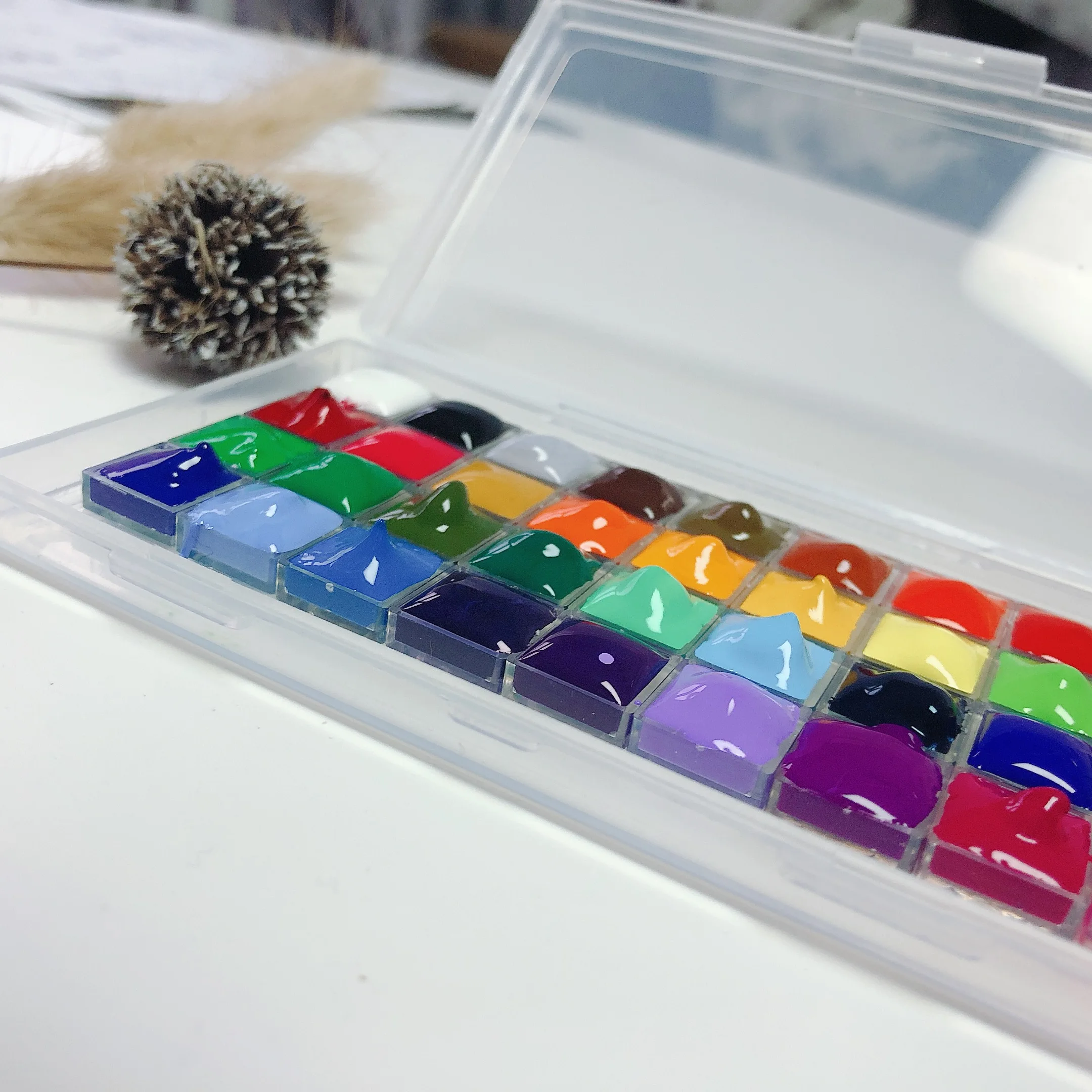 Упаковка для акварельного гуашного пигмента непрозрачный акварельный пигмент 36