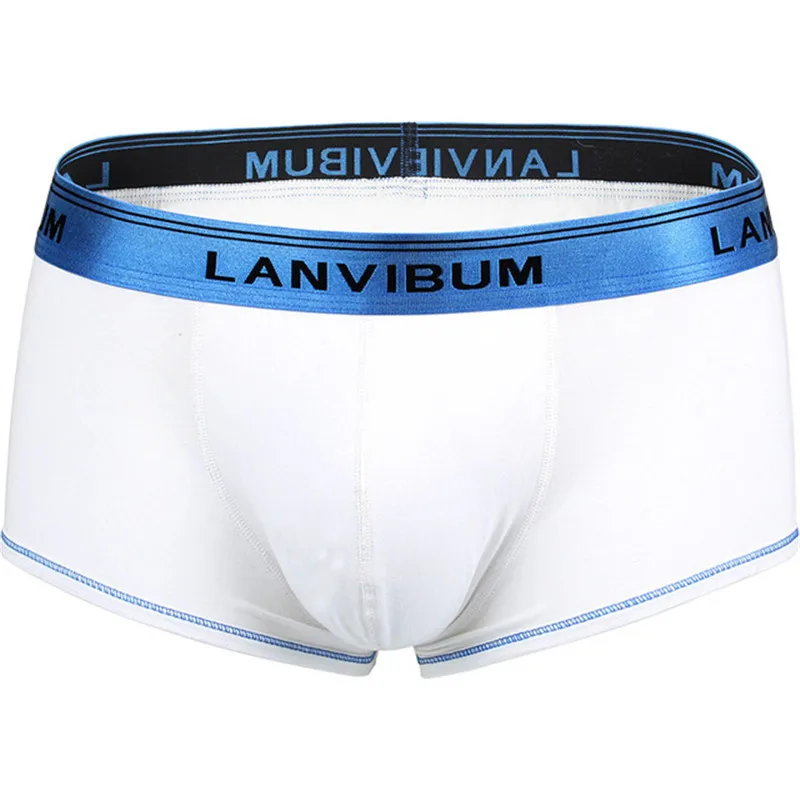 LM623 bluewhite 18 видов стилей, розовый, Senson, мужское нижнее белье, мужские боксеры, сексуальные, хлопок, Cuecas, боксеры, мужские шорты, Гей Нижнее белье, мужские трусы для мальчика - Цвет: LM623 bluewhite