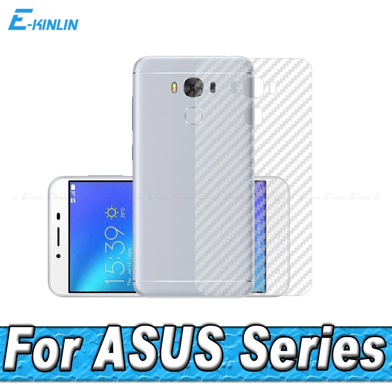 3D защита для задней панели из углеродного волокна Asus ZenFone 3 Laser Max ZC553KL ZC551KL задняя