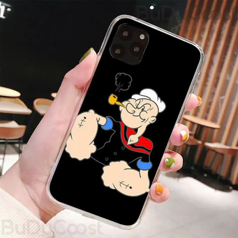 Popeye чехол для телефона iphone 5C 5 6 6s plus 7 8 SE X XR XS MAX 11 Pro Max|Бамперы| |