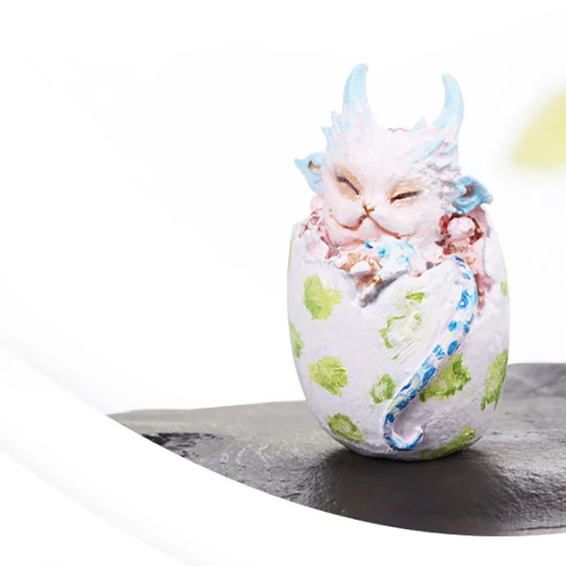 Силиконовая форма в виде 3D дракона и яйца ювелирные изделия из смолы сделай сам