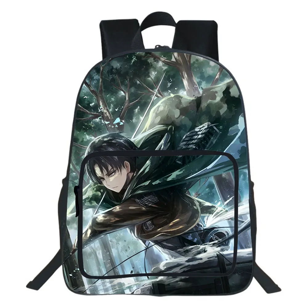 

Japan Anime Attack On Titan School Bag Men Traveling Rucksack 19 Inches Large Capacity Backpack Teen Fashion Simplicity Bookbag