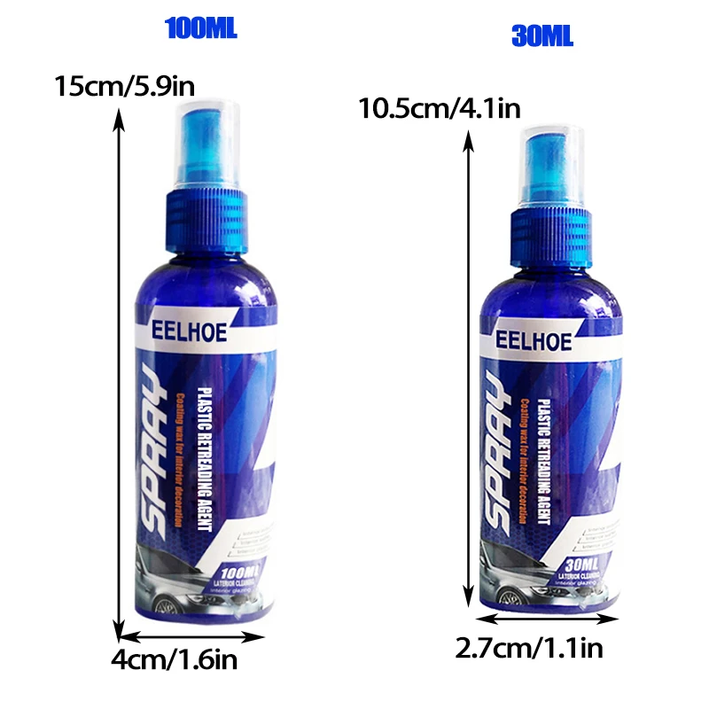 

Car Interior Retreading Spray Rinse-free Plastic Parts Fast Polish Agent for Car Seat Dash Board Auto Maintenance Supply TS2