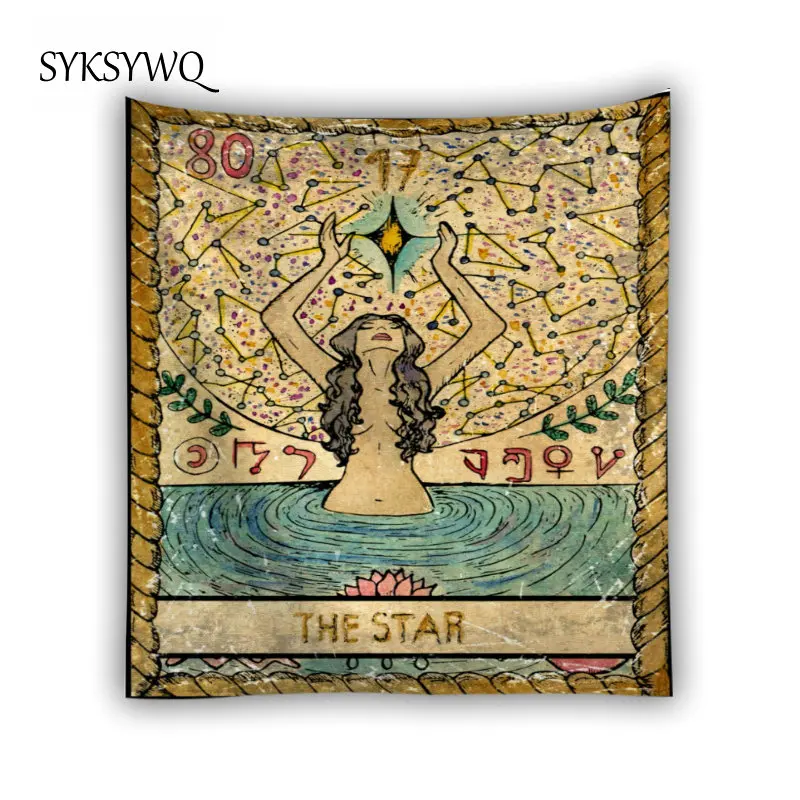 Гобелен с карточками Таро настенный домашний декор ковер настенное одеяло