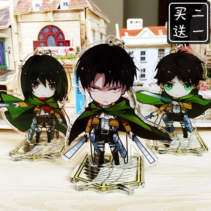 

Обувь для косплея по аниме «атака на Титанов» Плащ Аниме серия фигурка на акриловой подставке модель сумки подвесные игрушки Eren Jäger Rivaille Ми...