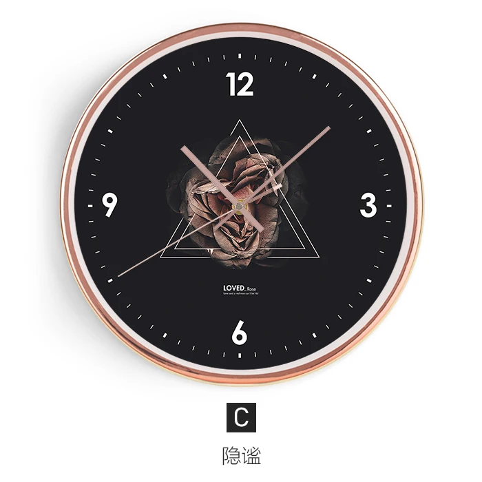 Девушка декорация настенные часы Розовый Простой Тихая Гостиная современный