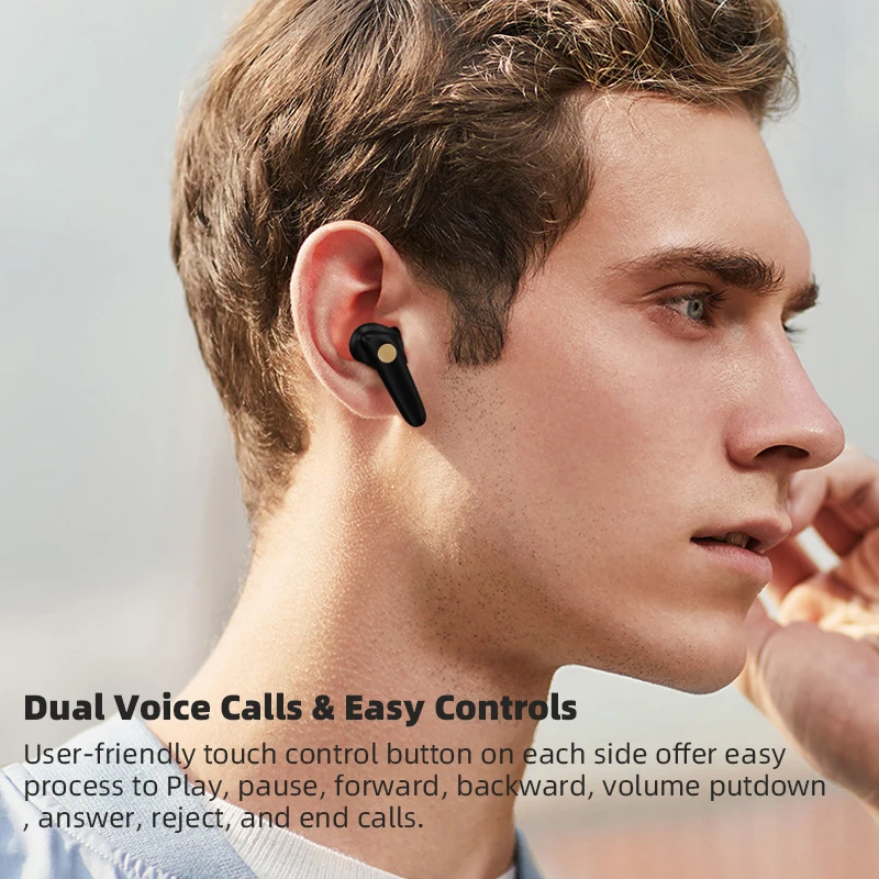 Новинка Tws Bluetooth наушники 5 0 беспроводные мини вкладыши с микрофоном 300 мАч