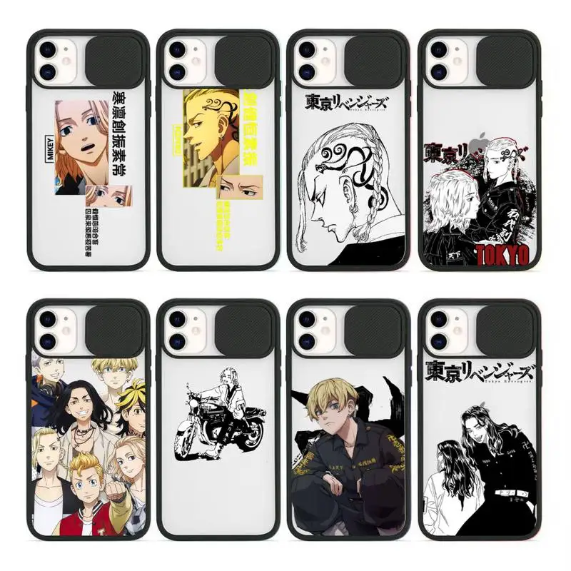 

miley Tokyo Avengers revengers anime Phone Case Transparent for iPhone 7 8 11 12 se 2020 mini pro X XS XR MAX Plus