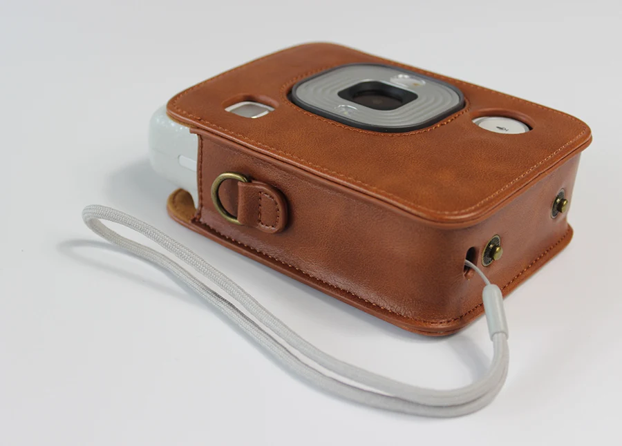 Портативный PU кожаный чехол сумка для камеры Fuji Instax Mini LiPlay фотография Поляроида чехол с плечевым ремнем