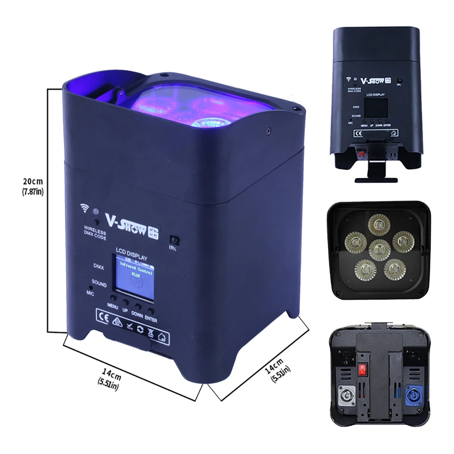 6 шт. светодиодный светильник с дистанционным управлением в 1 | Лампы и освещение