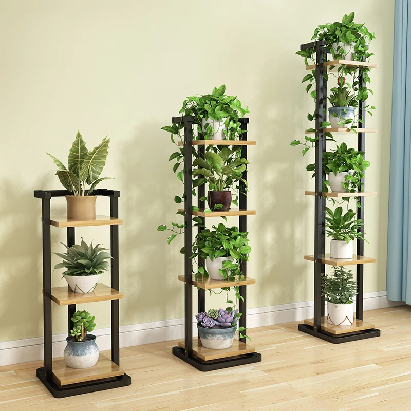 Многоэтажная комнатная многофункциональная подвесная корзина железная