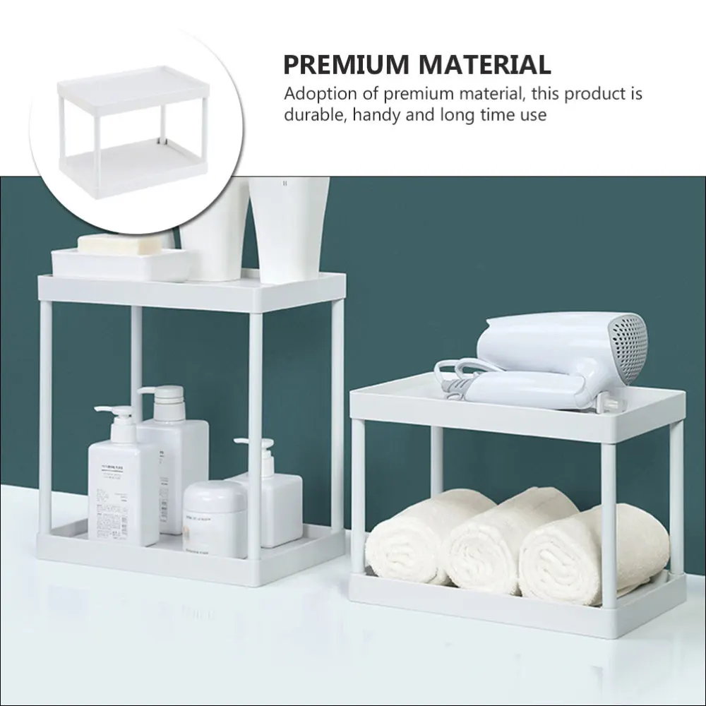 

1pc Bathroom Shelf Storage Shelf Storage Holder Toiletry Stand Bathroom Storage Rack Storage Rack for Kitchen Home Hotel