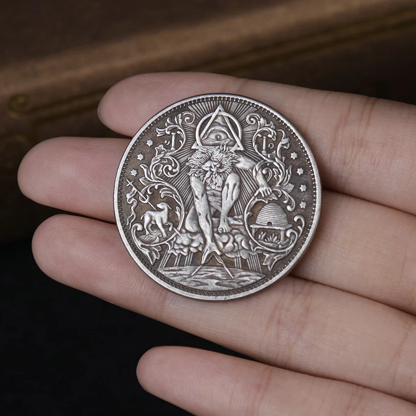

Collection Home Decoration Commemorative Coins Gift Crafts Morgan Wandering Coin God's Eye USA Morgan Dollar Coin