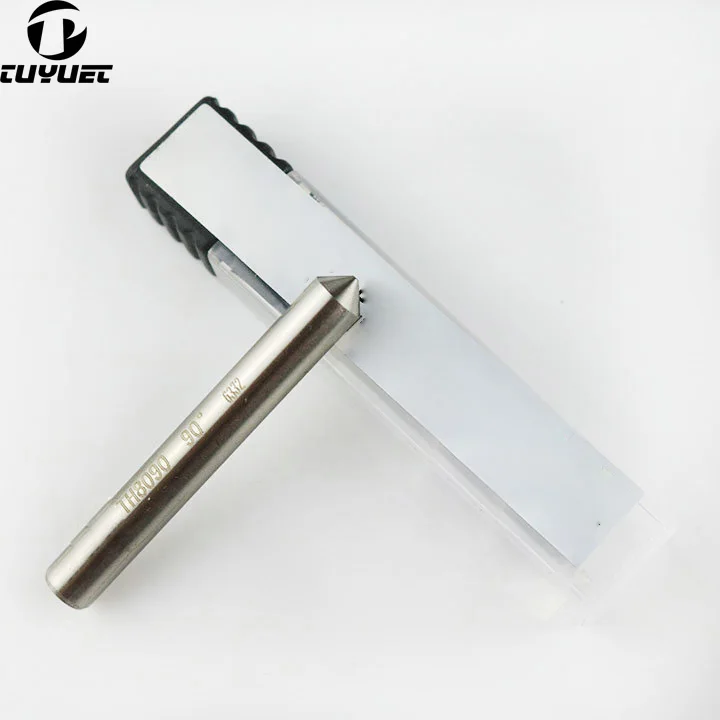 TH8090 твердосплавная Концевая фреза из быстрорежущей стали с углом 90 ° для станка