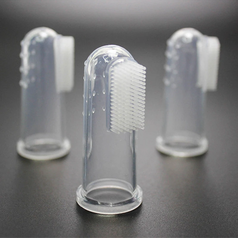 

Super Soft Pet Finger Toothbrush Teddy Dog Brush Bad Breath Tartar Teeth Care Tool Dog Cat Cleaning Silicagel Pet Supplies