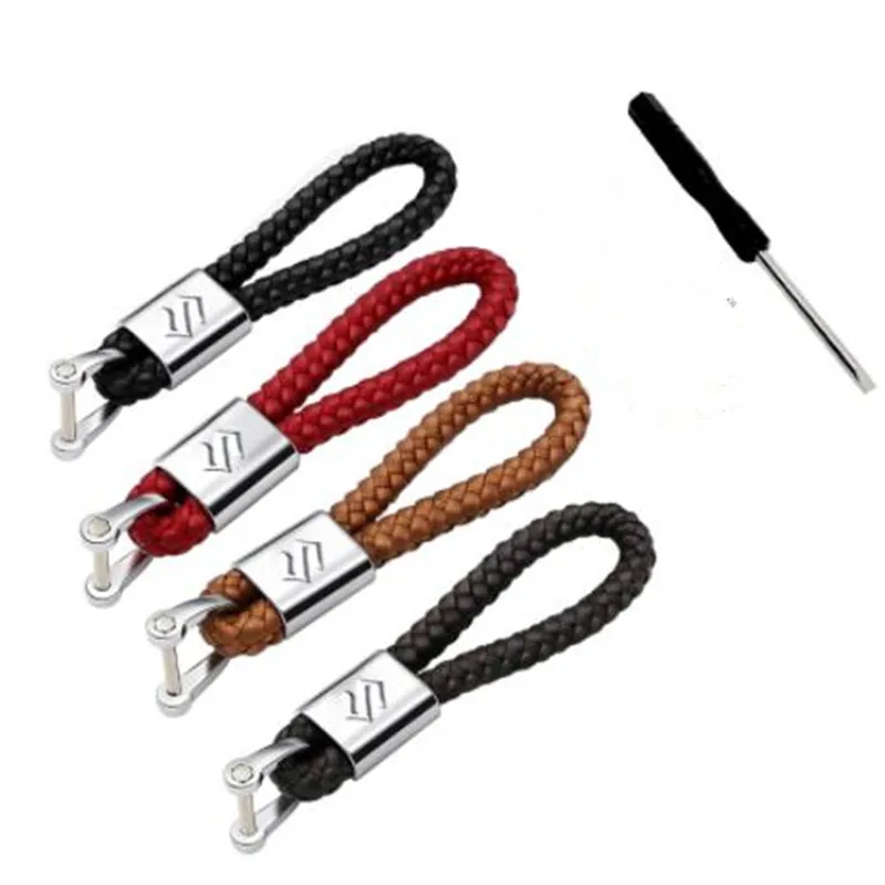 Автомобильный брелок с плетеной веревкой подвеской для SUZUKI Jimny Samurai Vitara xl Alto Liana