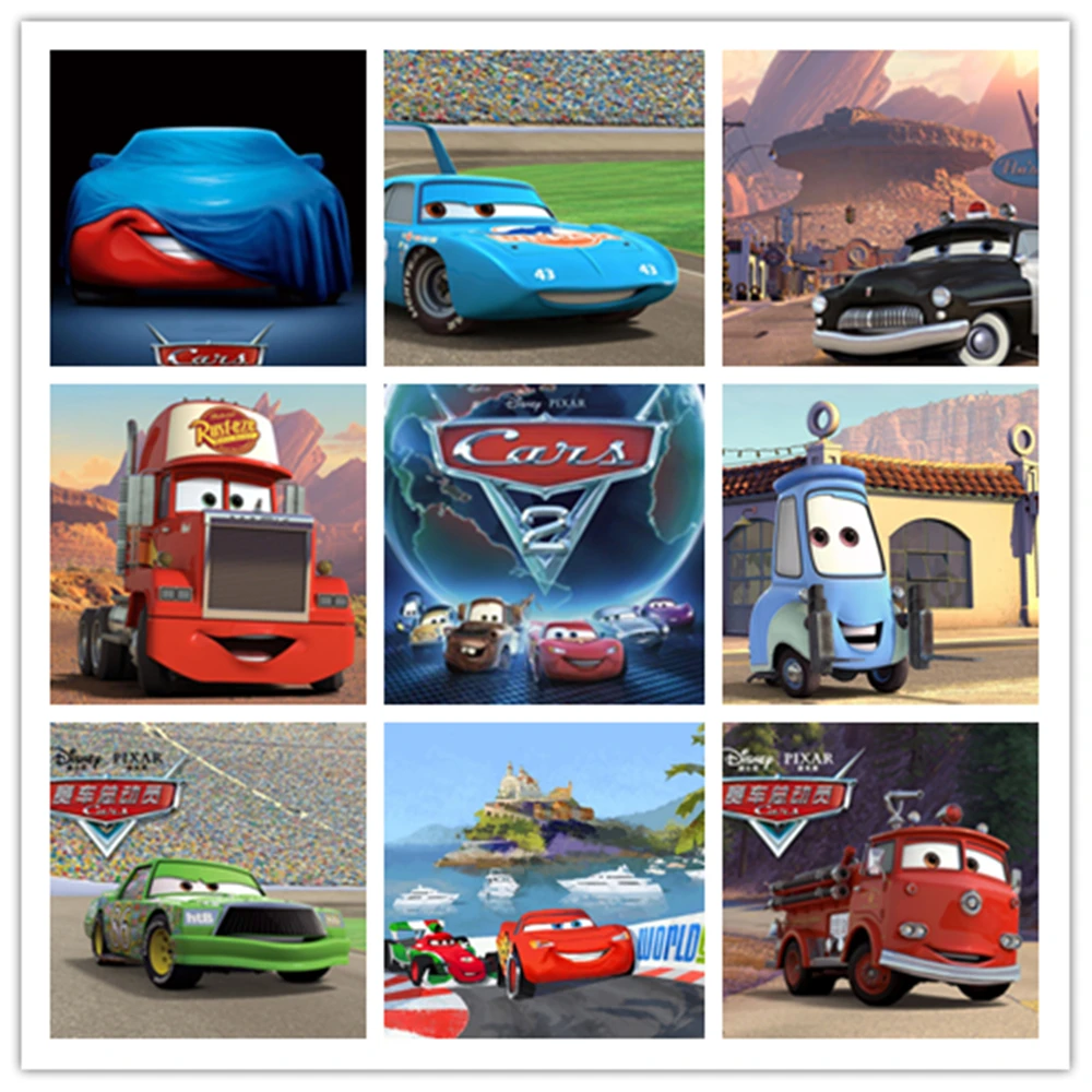 

Диснеевские классические Мультяшные анимации история автомобиля алмазная живопись вышивка крестиком Стразы мозаика художник украшение д...