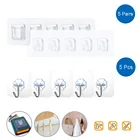 Прямая поставка, двухсторонний крючок для кухни, настенный крючок, прочная прозрачная настенная присоска для хранения, крючки для кухни и ванной