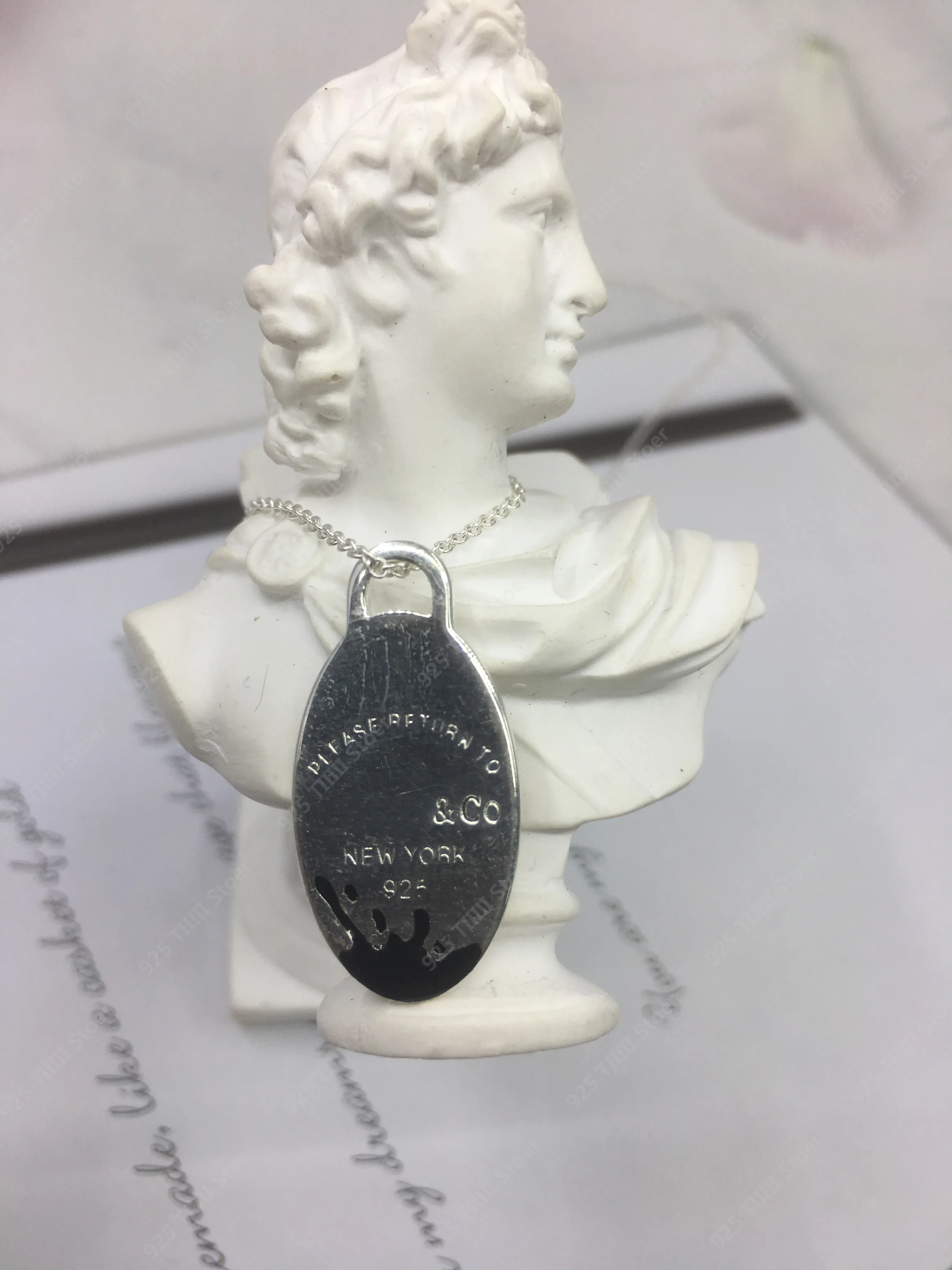 

High-quality goods hot style lovers oval hanging ornament