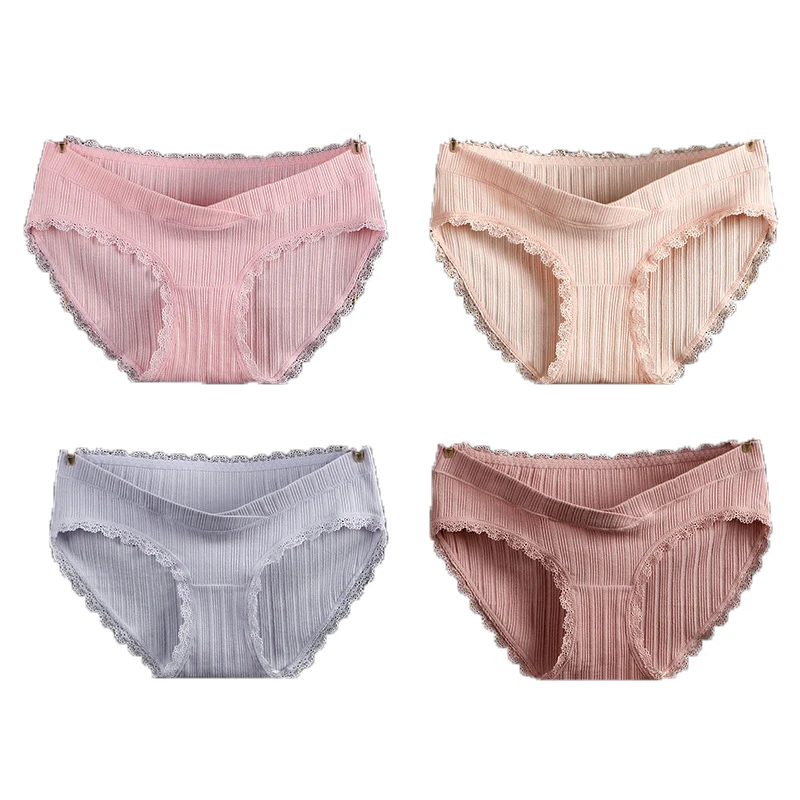 Нижнее Белье для беременных Трусики с низкой талией поддерживающие живот