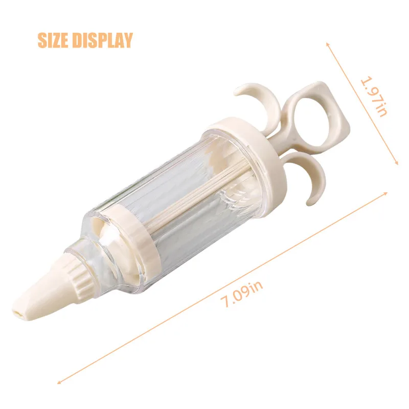 

8Pcs Confectionery Cookie Tips Cream Gun Set Plastic DIY Pastry Syringe Extruder Cream Nozzle Cake Decorations Tools