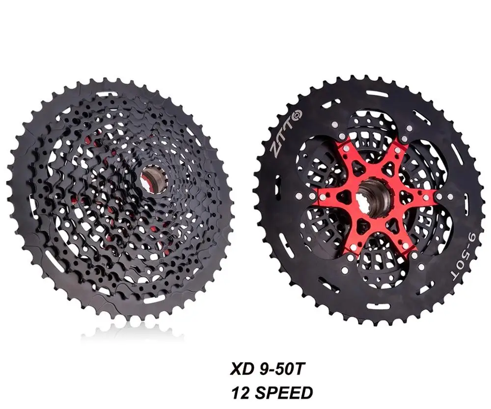 Сверхлегкая кассета MTB 12 s 9-50T XD L 12-скоростная 540 г черный серый В 9-50 т цепная