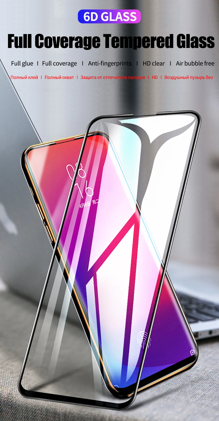 6D закаленное стекло для Xiaomi mi 9 T Pro 9 SE Защитное стекло для Xiaomi mi 9 T 8 A2 Lite A1 A2 A3 mi x 3 Pocophone F1 стекло