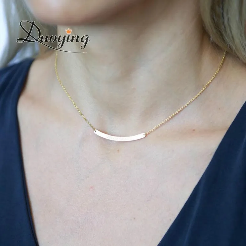 DUOYING матери подарки на заказ расположение координаты пользовательский изогнутый