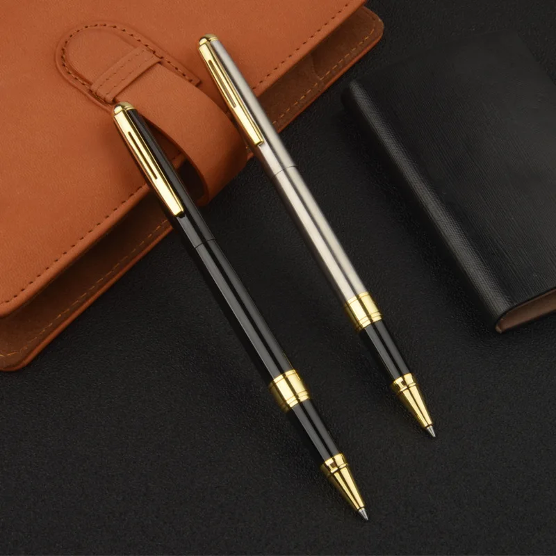 1 + 6 шт. металлическая шариковая ручка и Набор сменных стержней 0 5 мм качественная