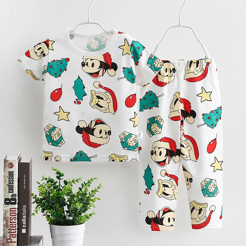 

2pcs Girls Clothing Sets Casual Summer Infant Baby Boys Clothes Set Cartoon Animal T-shirt Tops+Pants Kids Outfits Children Suit