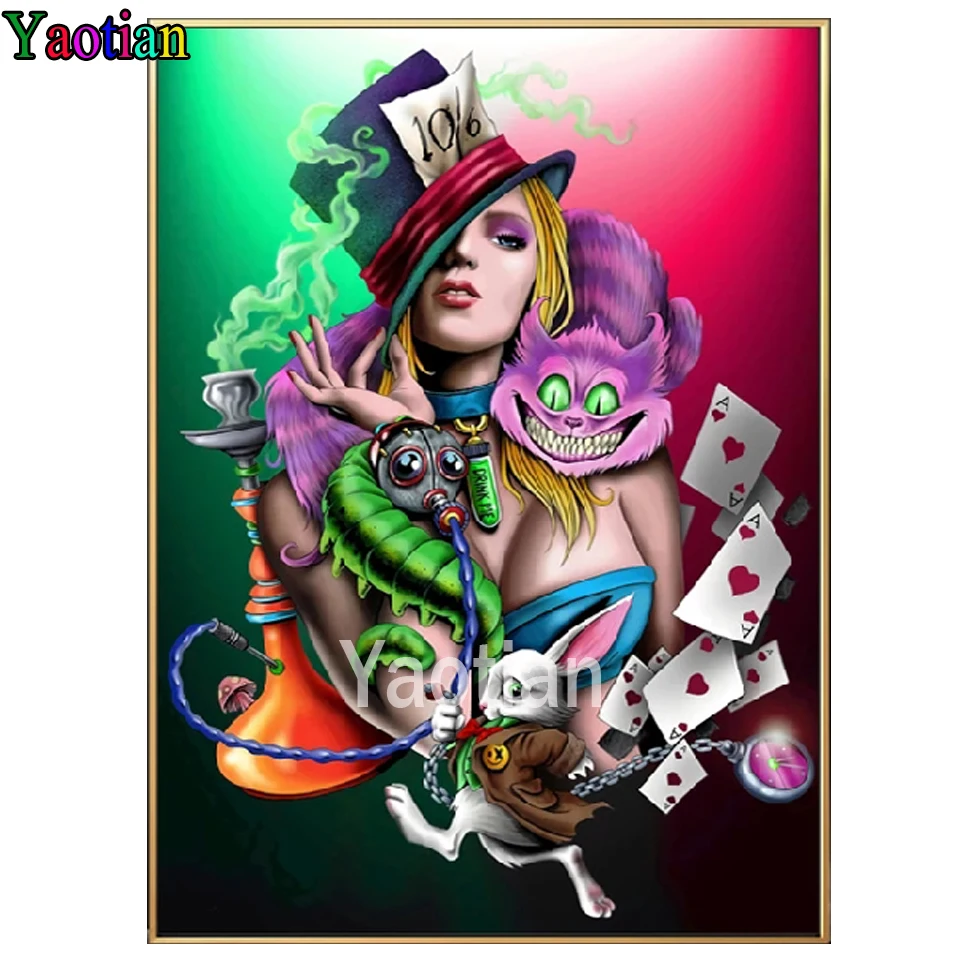 

5D DIY алмазная живопись, Сексуальная фотография, покер, девушка, полная квадратная/круглая Алмазная вышивка, Мультяшные картины стразы, мозаи...