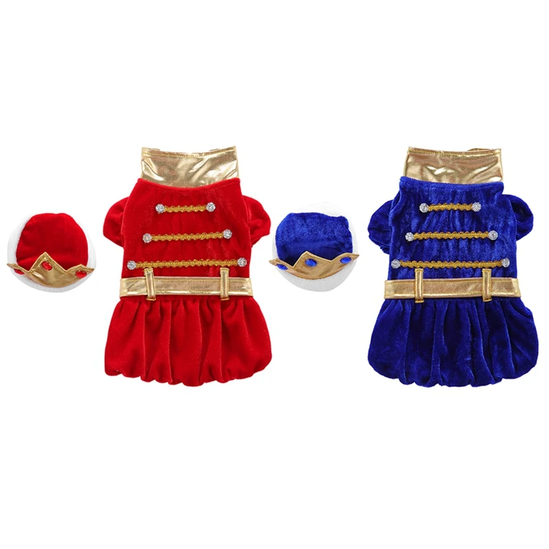 Собака пальто Хэллоуин Косплэй Костюм Забавные принцессы комплекты детской