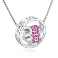 women necklace female accessories simple temperament creative sweater necklace new trend peach heart pendant jewelry anniversary