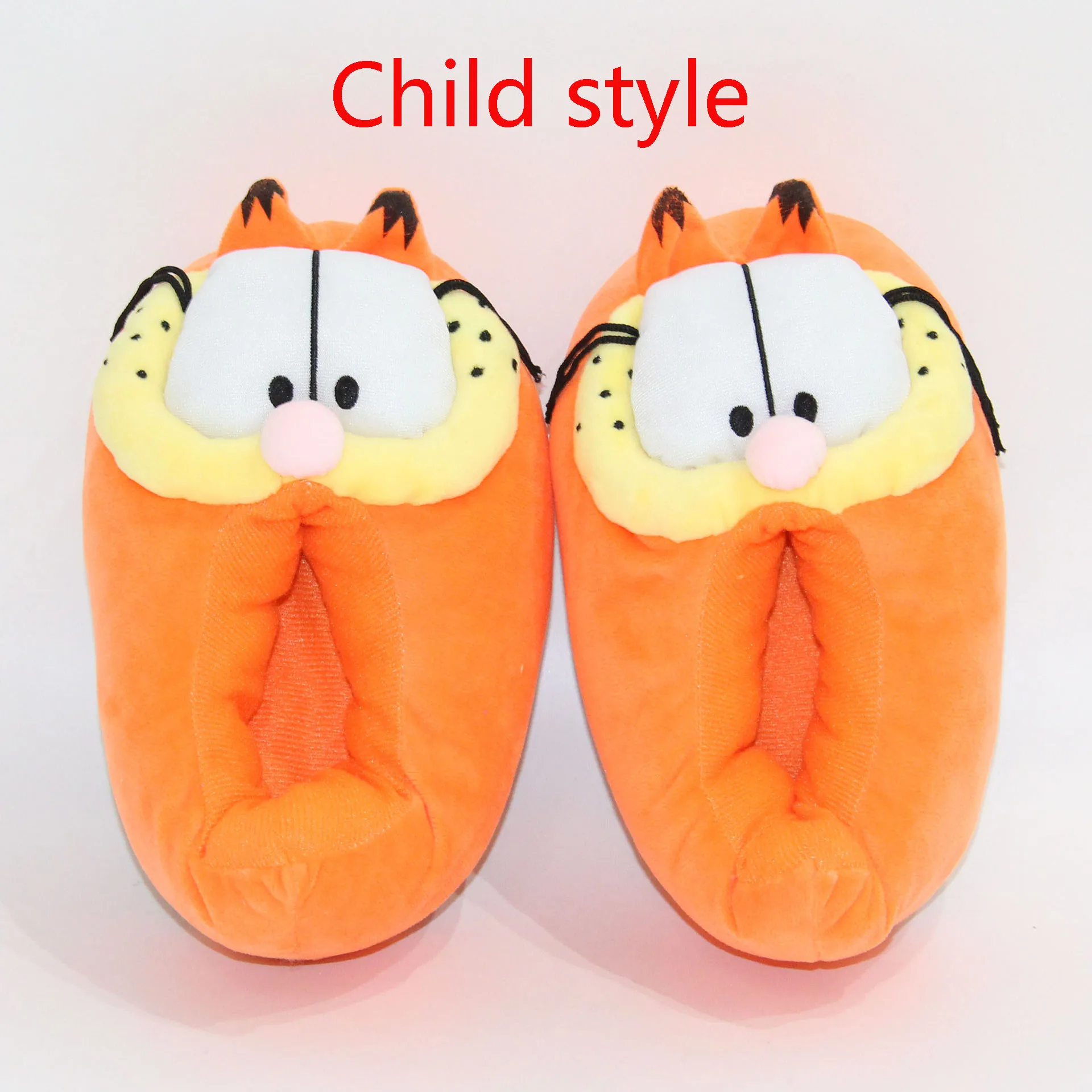 Winter children's plush cotton slippers blue hedgehog anime cosplay cartoon pattern boys and girls slippers cute home shoes