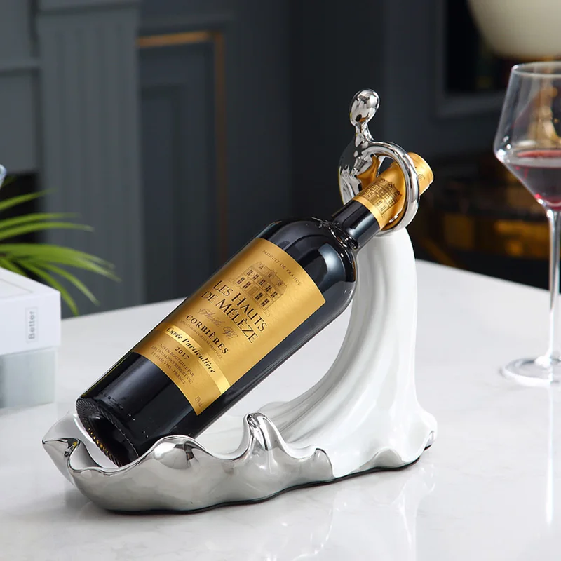 

Роскошная винная фигурка в скандинавском стиле, креативная Современная фигурка для гостиной, ресторана, Ремесла, Декор для салона, домашний...