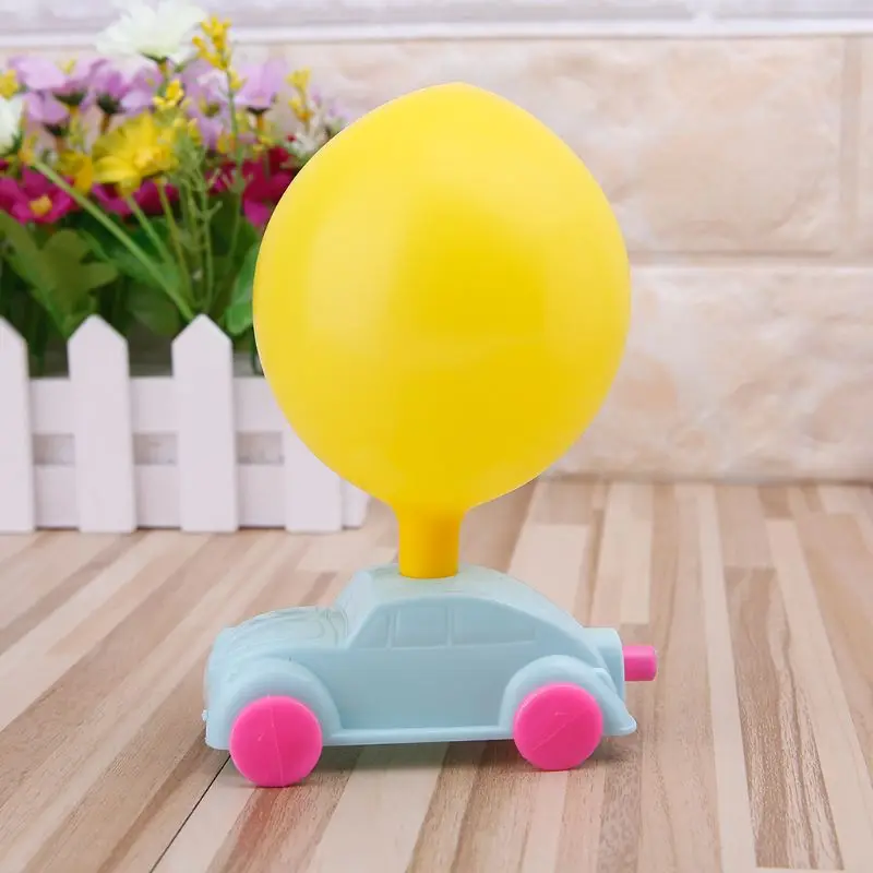 

HX5D Children Gifts Aerodynamic Forces Inflatable Balloon Car Vehicle DIY Inertial Power Project Kids Science Experiment Toys