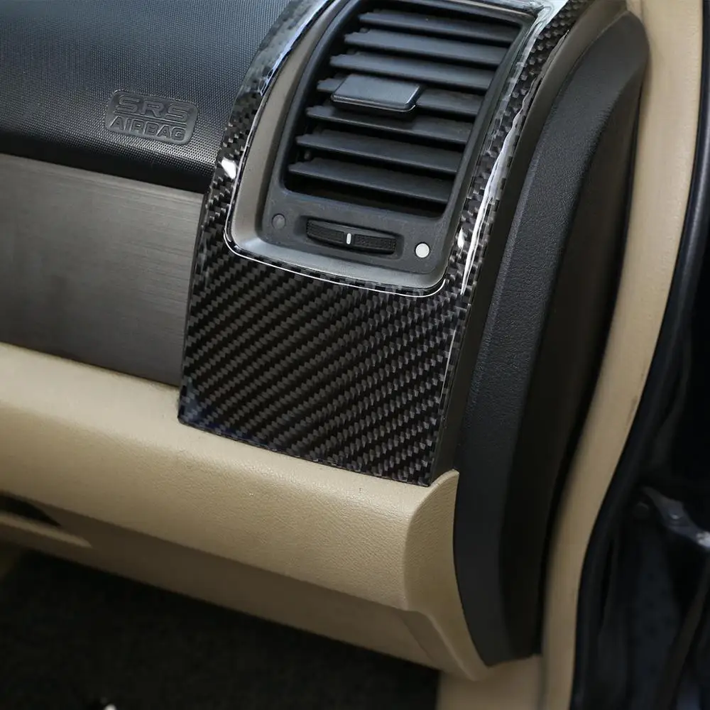 

For Honda CR-V 2007-2011 Real Carbon Fiber 3D Sticker Both sides Air Conditioning Vent Frame Trim Cover Car Interior Accessories