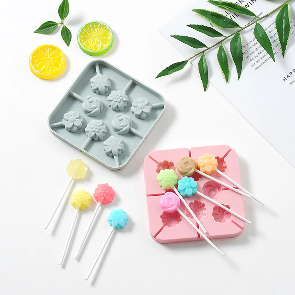 Маленький Монстр леденец плесень Силиконовая форма имбирный человек для цветов