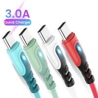 USB Cable For Xiaomi Redmi Note USB QC3 0 Type Fast Phone Charging Cord For Huawei P40 Pro Type Charger Cable USB
